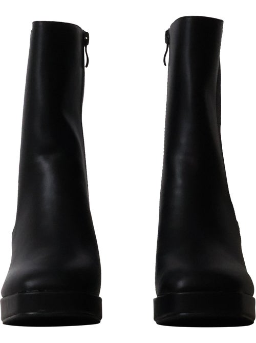 Bottines à talon zip joia - Kiabi Bottines à talon zip joia - Kiabi