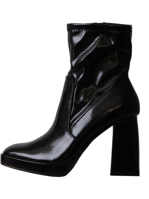 Bottines à talon zip joia - Kiabi Bottines à talon zip joia - Kiabi