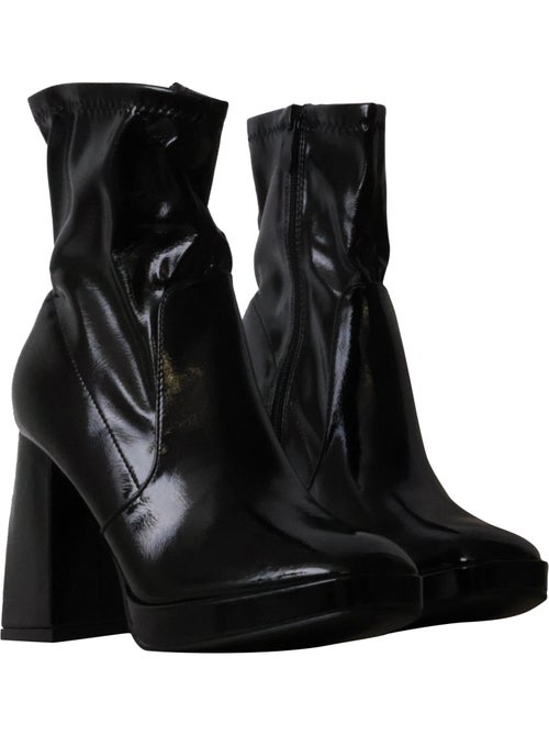Bottines à talon zip joia - Kiabi Bottines à talon zip joia - Kiabi