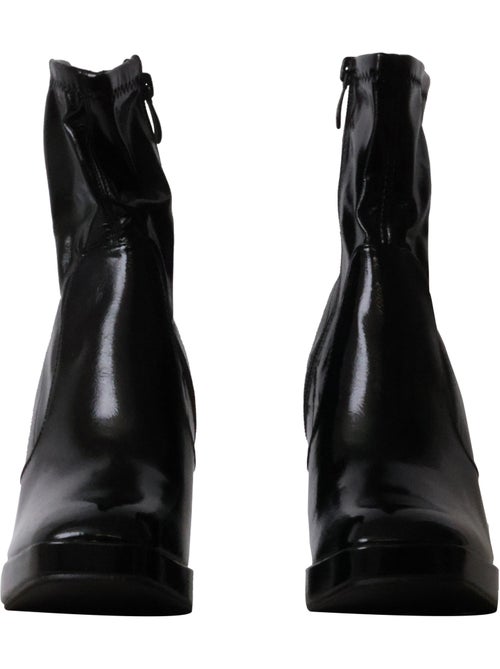 Bottines à talon zip joia - Kiabi Bottines à talon zip joia - Kiabi