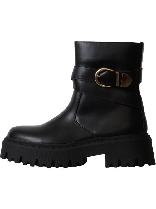 Bottines à Talon Zip Joia - Kiabi Bottines à Talon Zip Joia - Kiabi