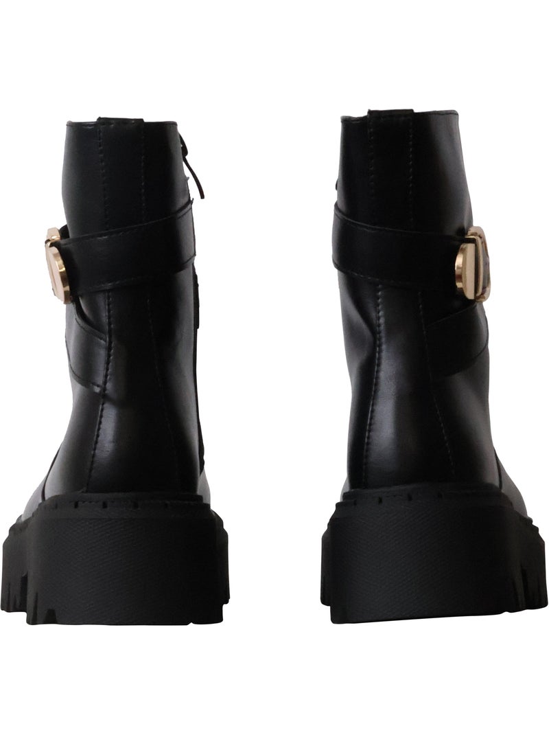 Bottines à Talon Zip Joia Noir - Kiabi