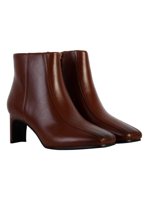 Bottines à Talons Cuir Clarks Seren55 Top - Kiabi
