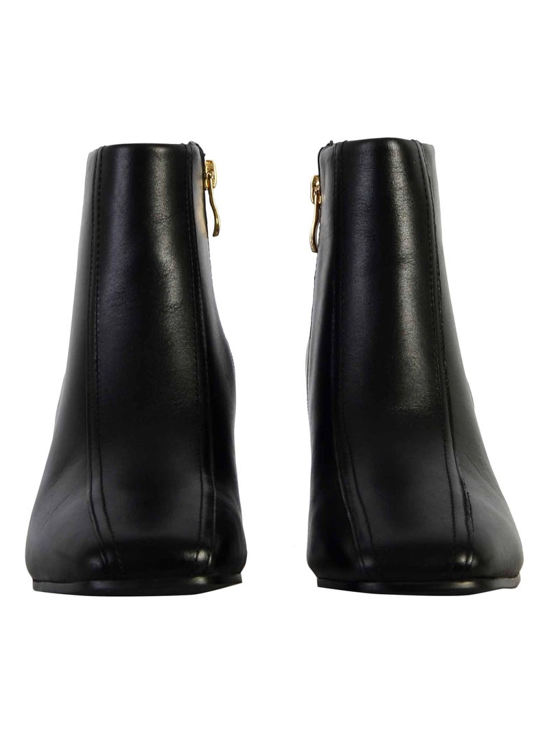 Bottines à Talons Cuir Clarks Seren55 Top Noir - Kiabi