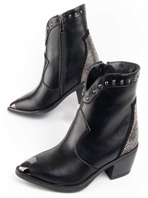 Bottines à talons Montevita Espuela5 - Kiabi