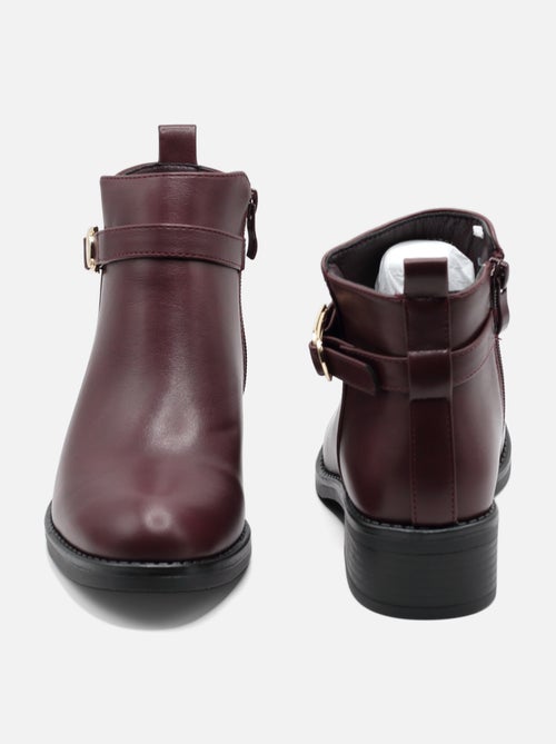 Bottines à zip - C M - Kiabi