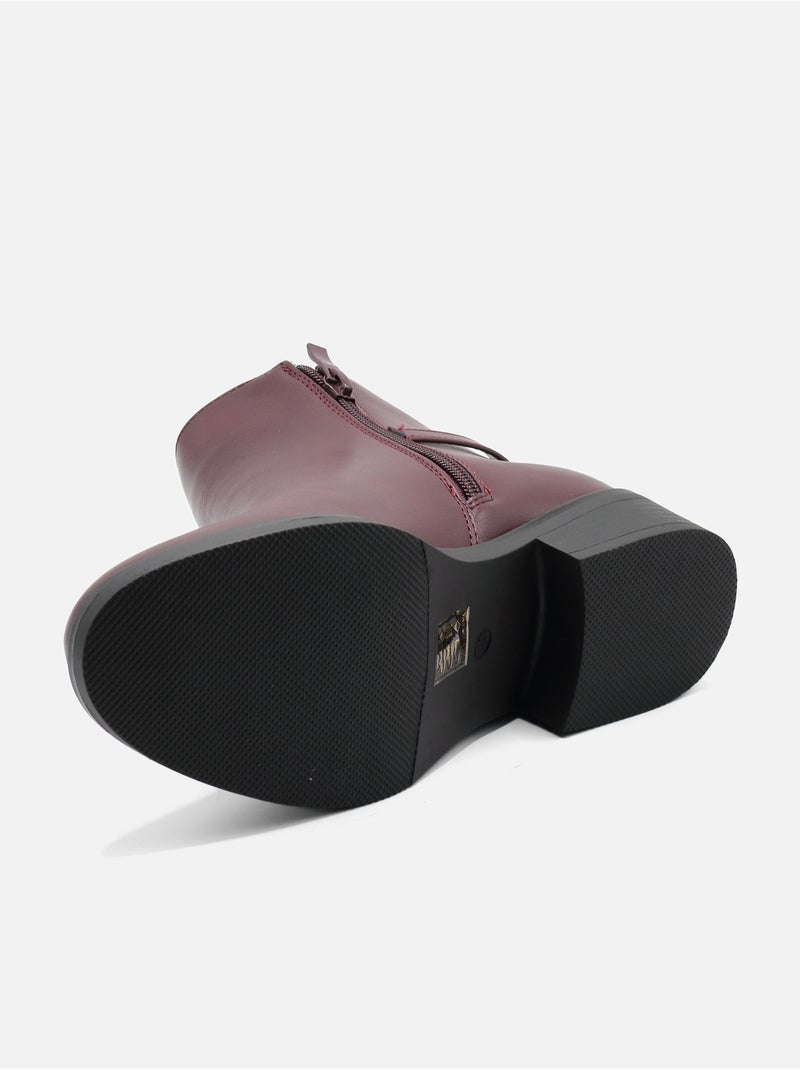 Bottines à zip - C M Bordeaux - Kiabi