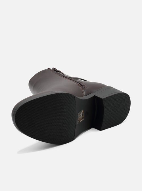 Bottines à zip - C M - Kiabi