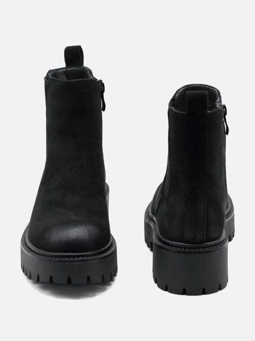Bottines à zip - C M - Kiabi