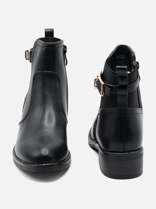 Bottines à zip - C M - Kiabi