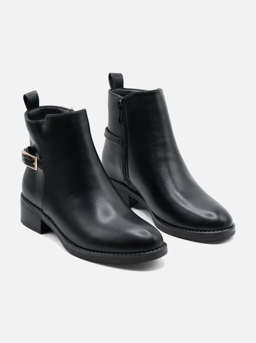 Bottines à zip - C M - Kiabi