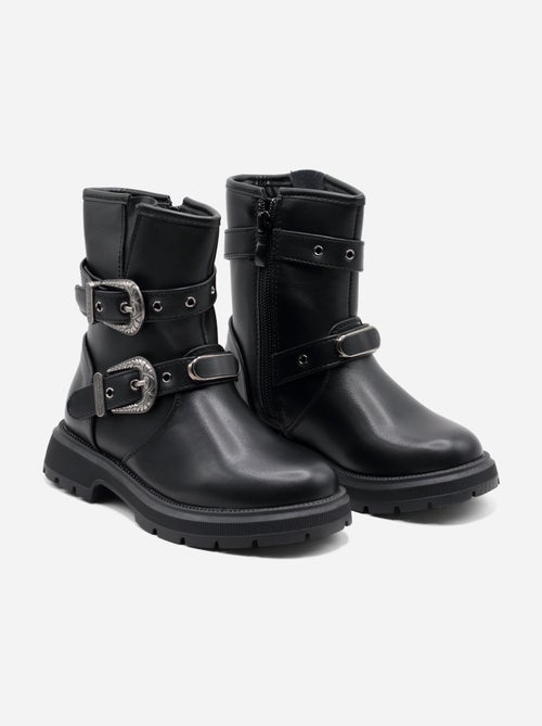 Bottines à zip - Doremi - Kiabi