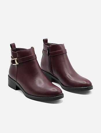 Bottines à zip