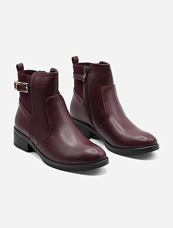 Bottines à zip