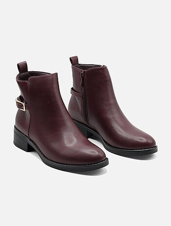 Bottines à zip