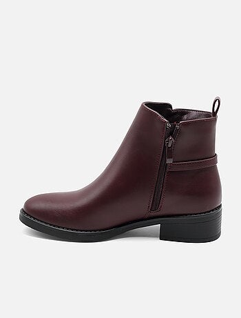 Bottines à zip
