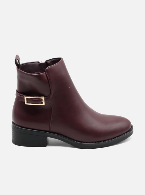 Bottines à zip - Kiabi