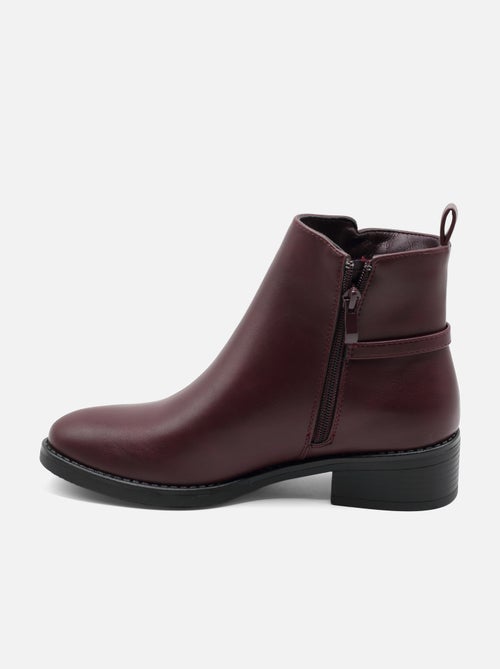 Bottines à zip - Kiabi
