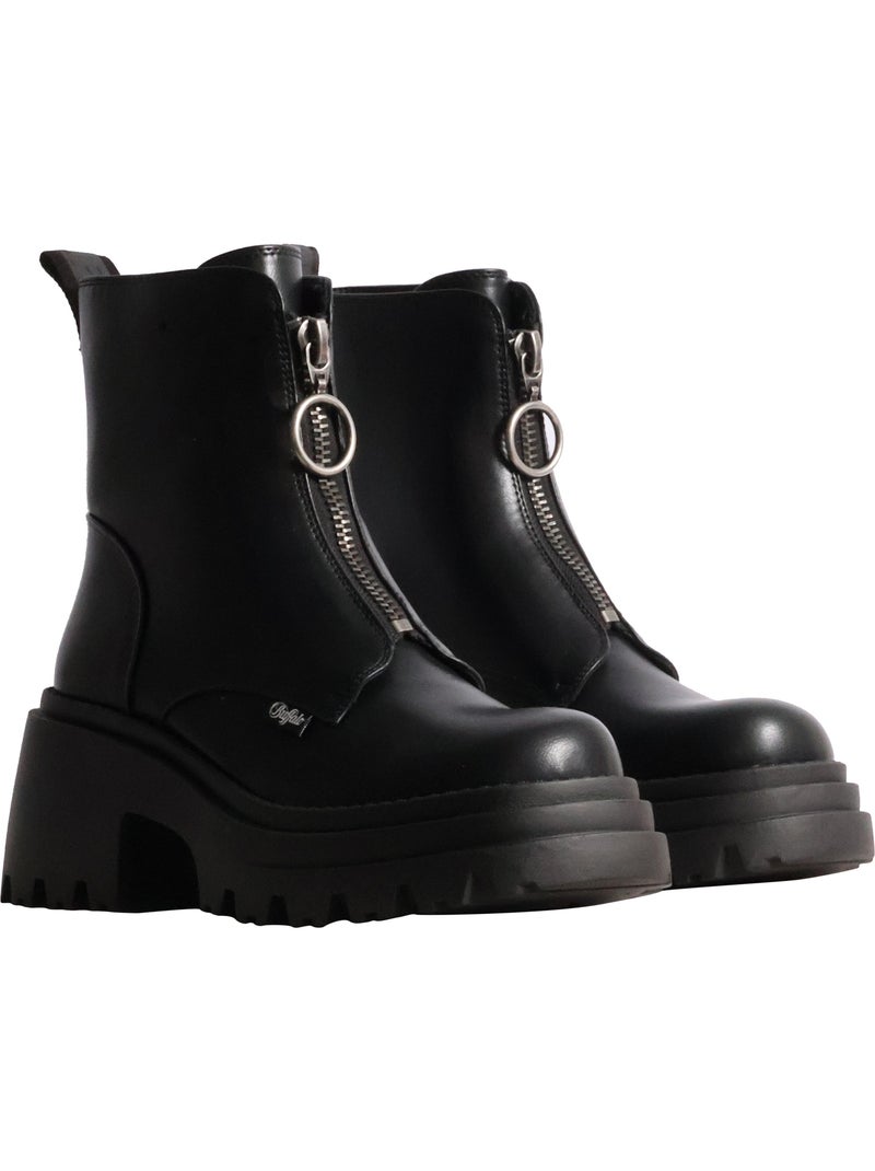 Bottines à zip buffalo bravr zip Noir - Kiabi