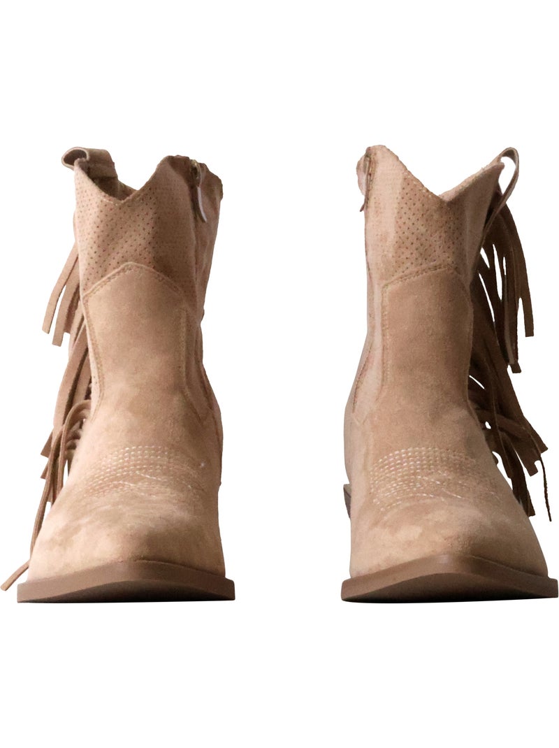 Bottines à Zip Findlay Beige - Kiabi