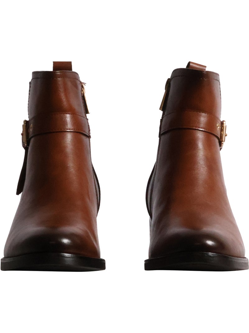 Bottines à zip findlay Camel - Kiabi