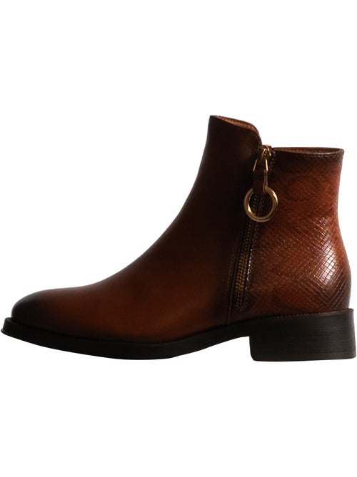 Bottines à zip findlay - Kiabi