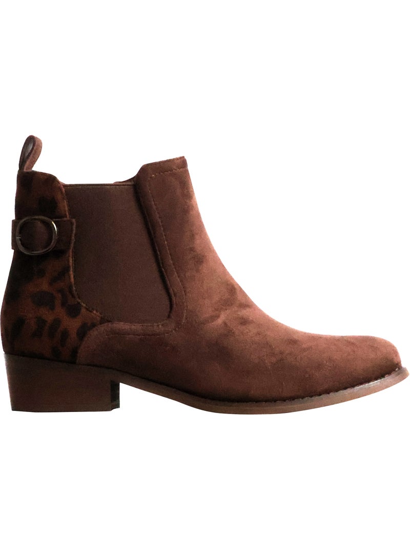Bottines à zip findlay Marron - Kiabi