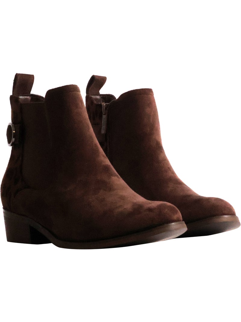 Bottines à zip findlay Marron - Kiabi