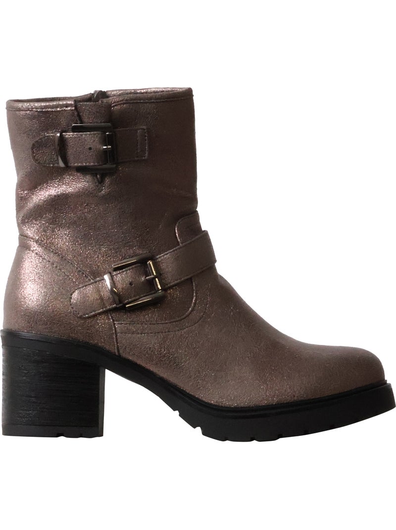 Bottines à Zip Findlay Marron - Kiabi
