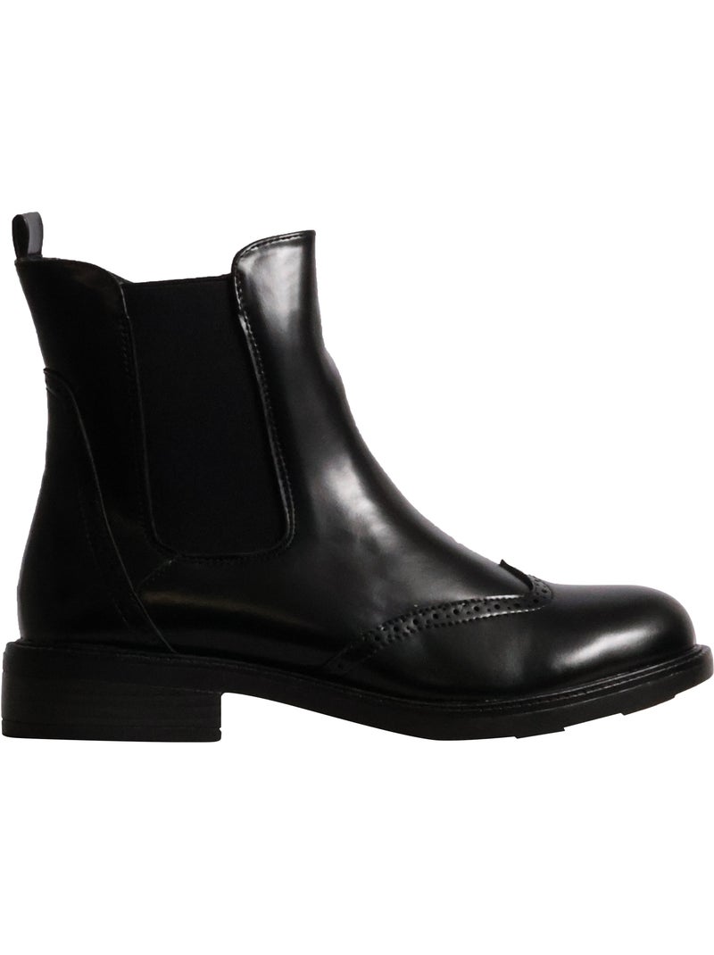 Bottines à zip findlay Noir - Kiabi
