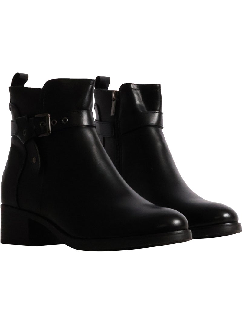 Bottines à zip findlay Noir - Kiabi