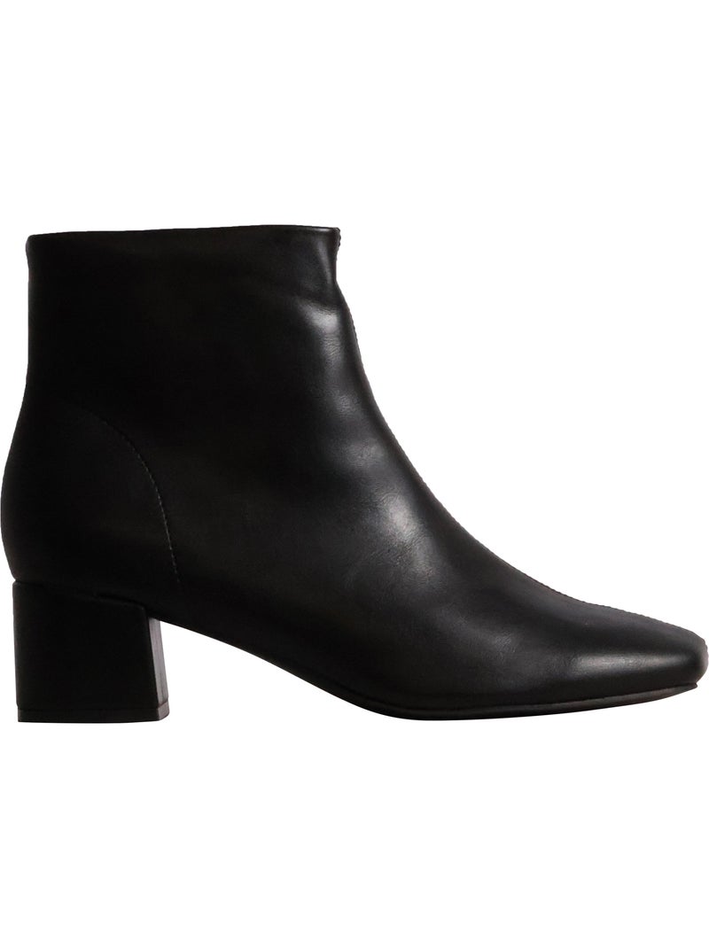 Bottines à zip findlay Noir - Kiabi