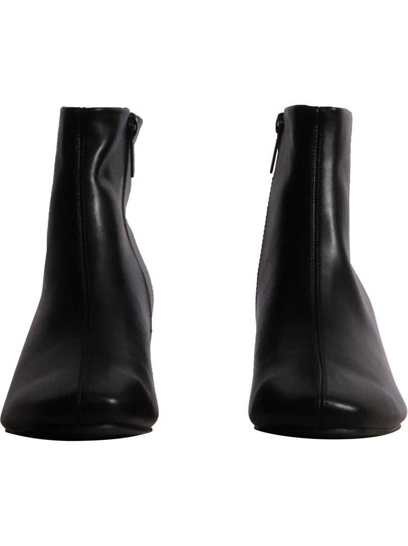 Bottines à zip findlay Noir - Kiabi