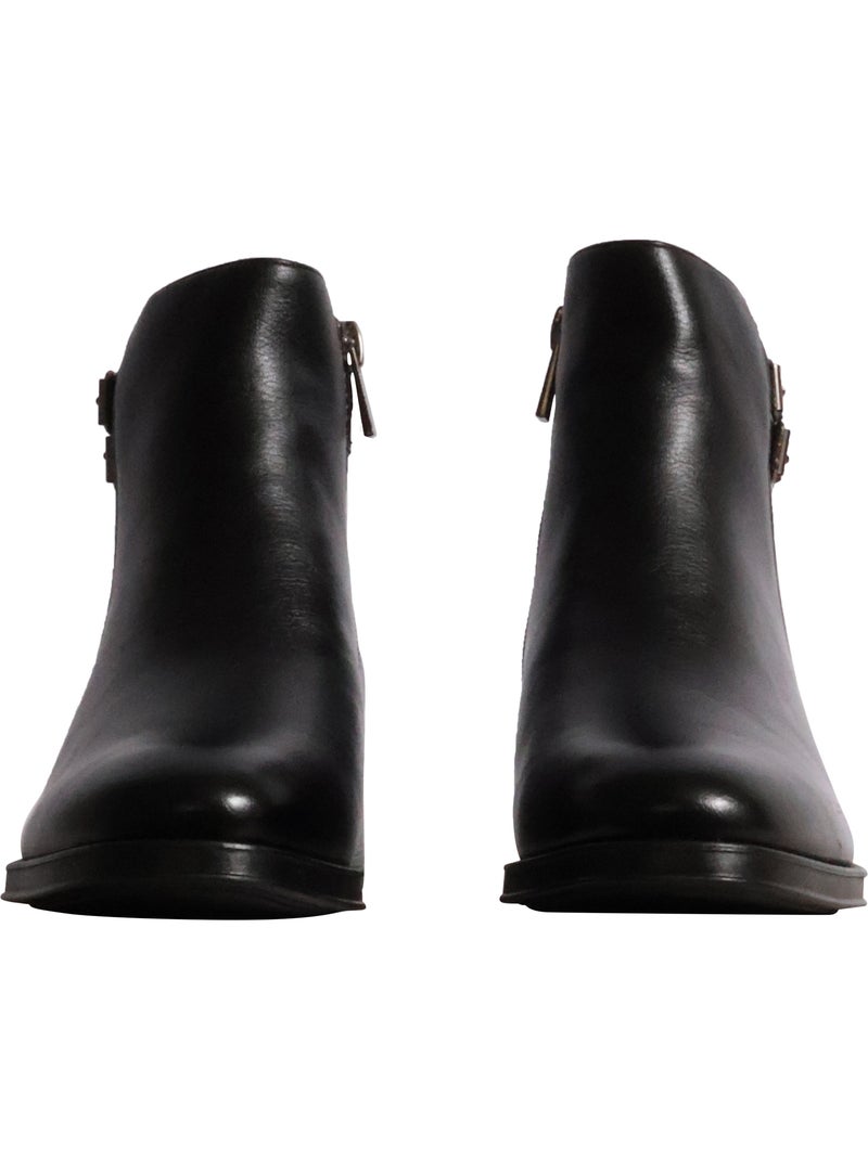 Bottines à zip findlay Noir - Kiabi