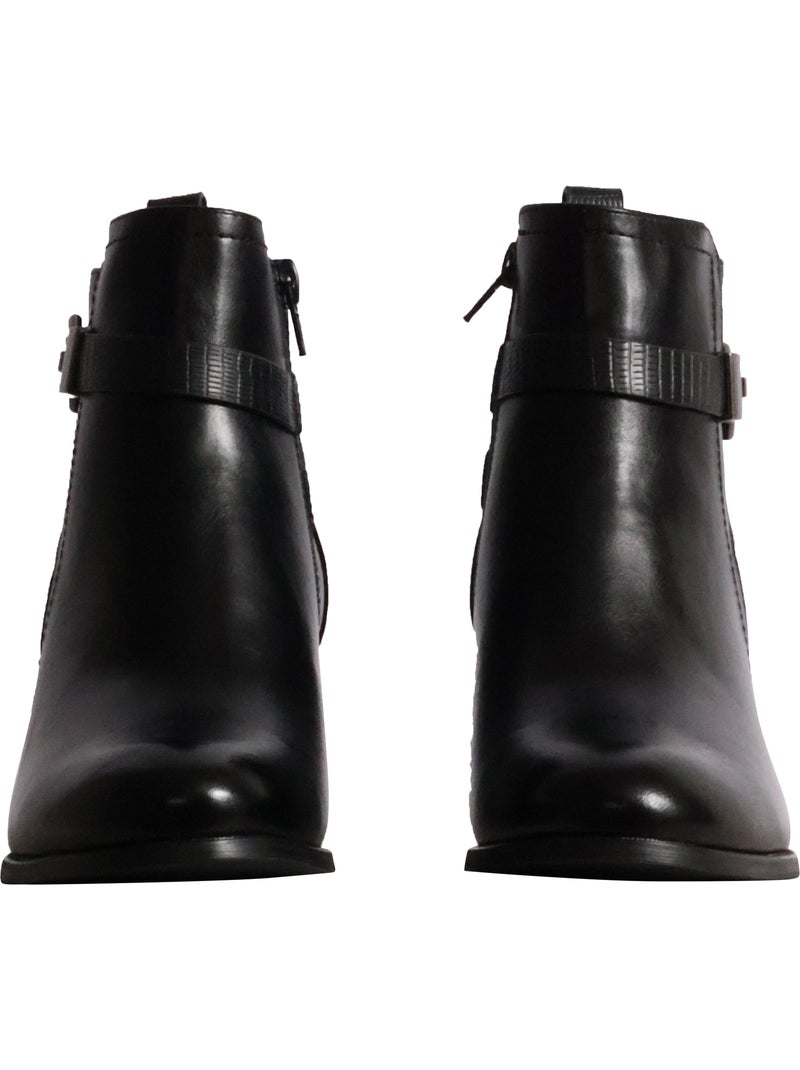 Bottines à zip findlay Noir - Kiabi