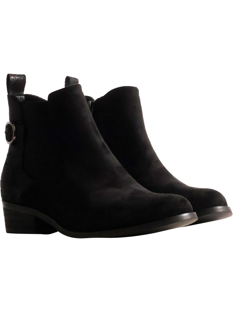 Bottines à zip findlay Noir - Kiabi