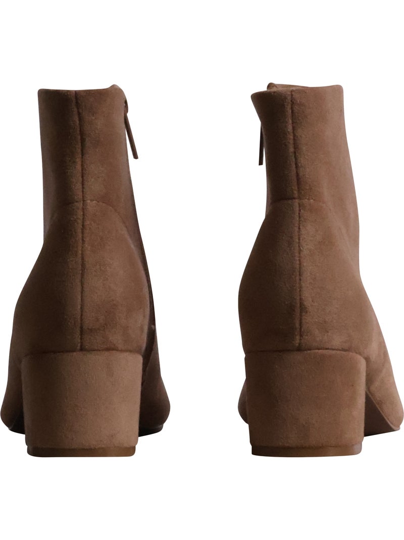 Bottines à zip findlay Taupe - Kiabi