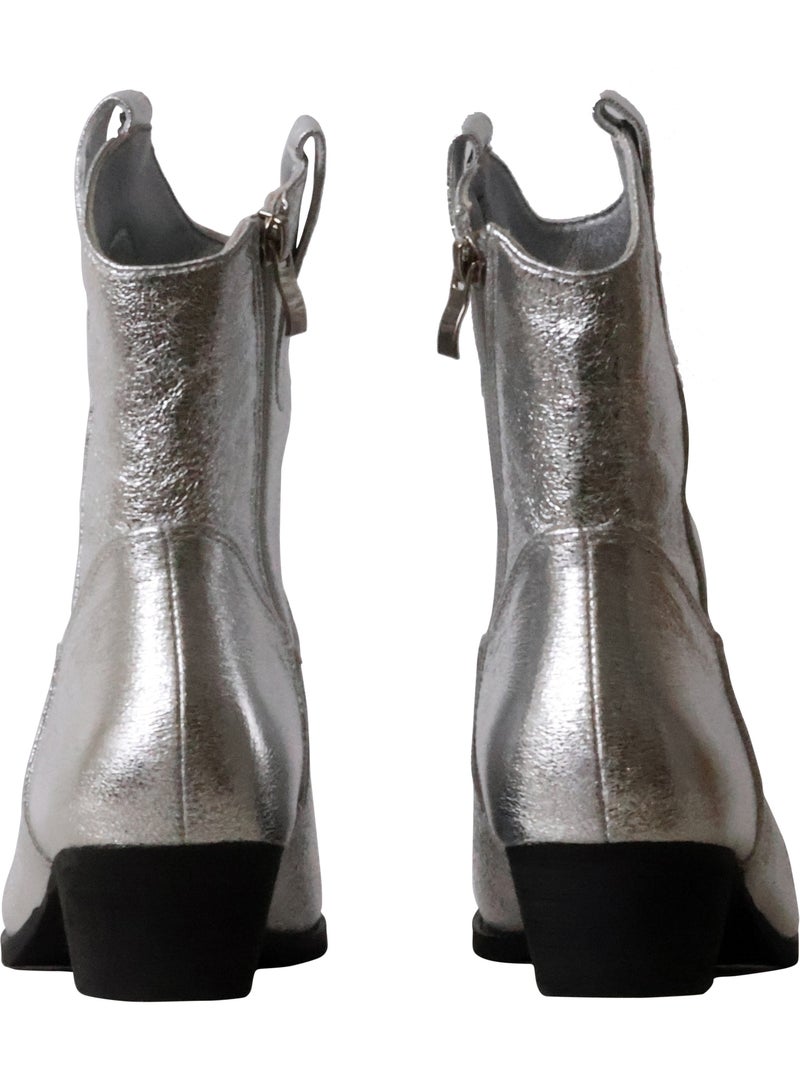 Bottines à Zip Joia Argent - Kiabi