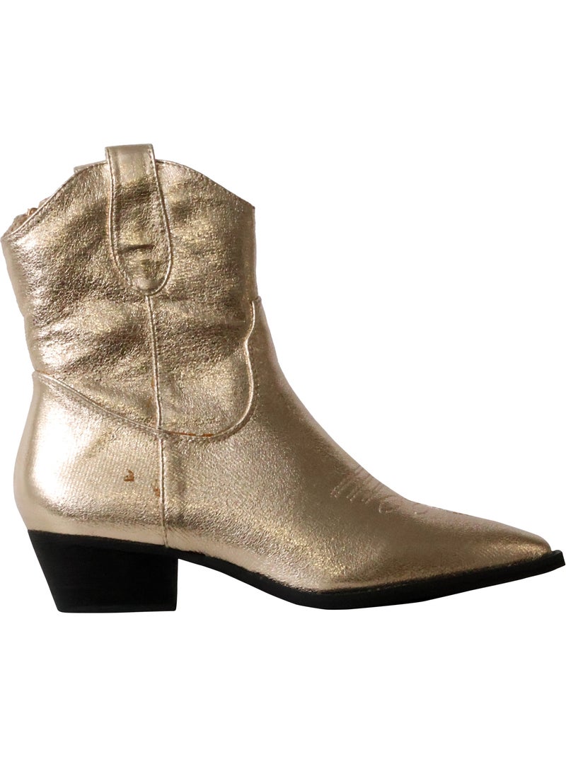 Bottines à Zip Joia Doré/or - Kiabi