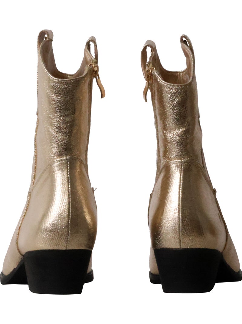 Bottines à Zip Joia Doré/or - Kiabi