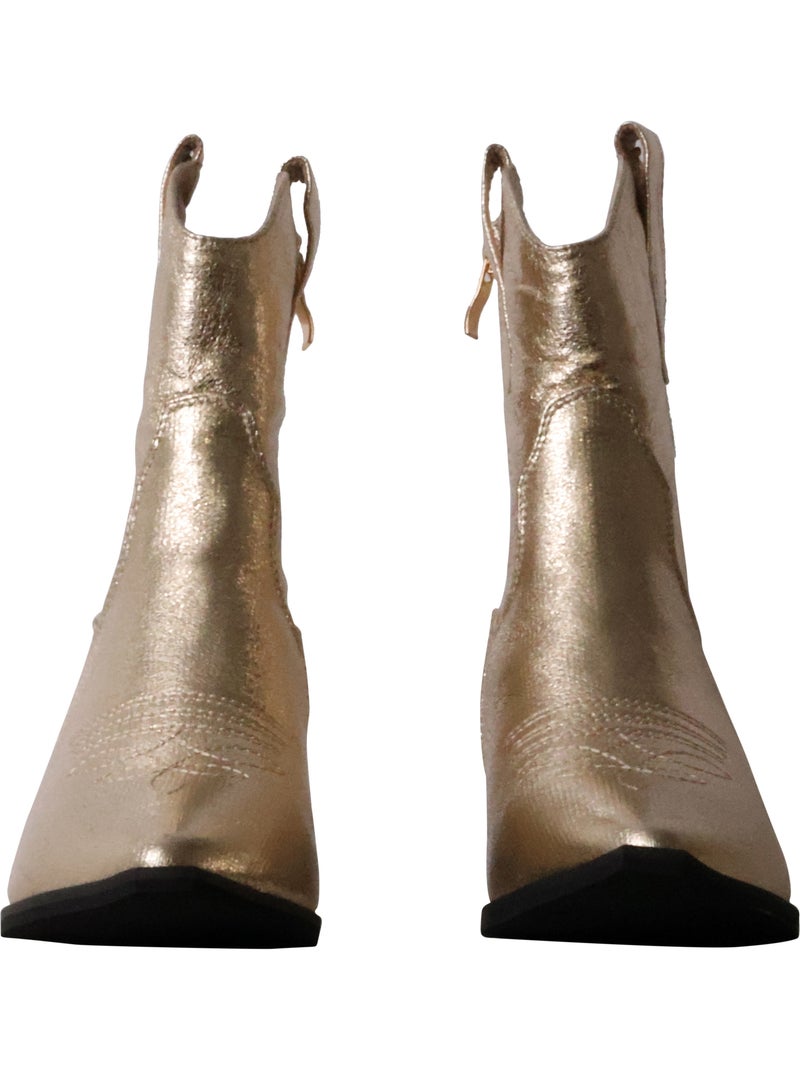 Bottines à Zip Joia Doré/or - Kiabi