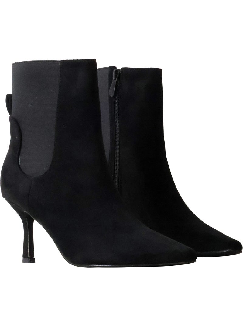 Bottines à zip joia Noir - Kiabi