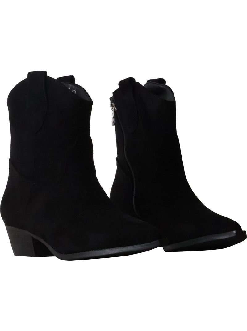 Bottines à Zip Joia Noir - Kiabi