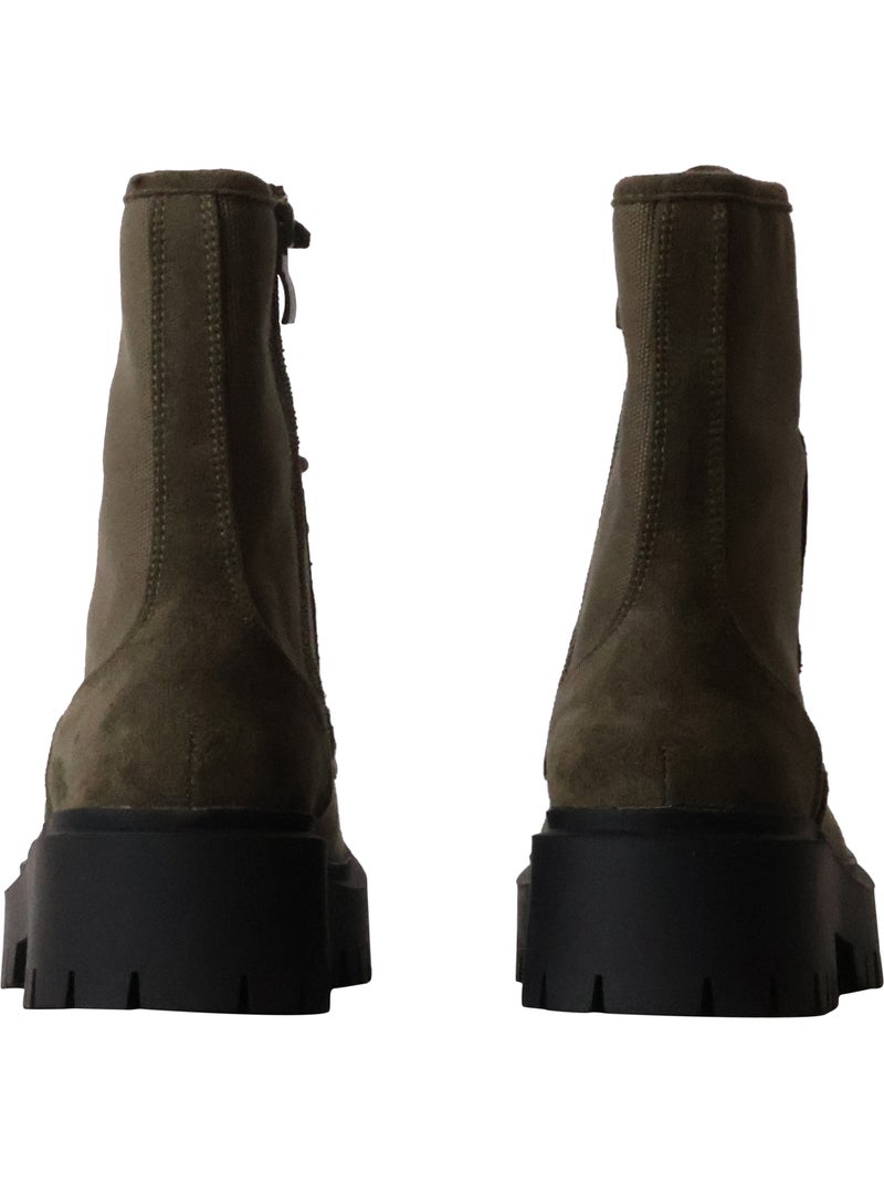 Bottines à Zip Joia Vert - Kiabi