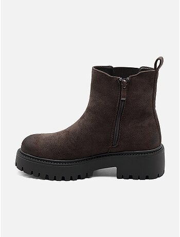 Bottines à zip