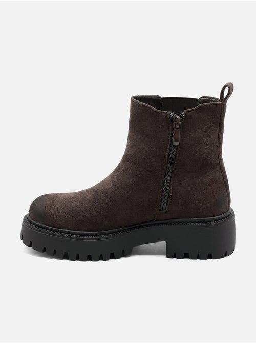 Bottines à zip - Kiabi