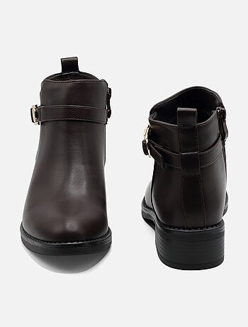 Bottines à zip