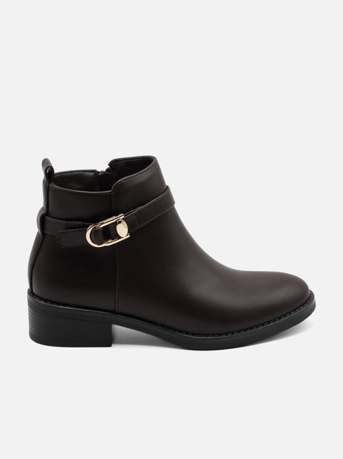 Bottines à zip - Kiabi