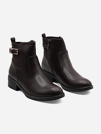 Bottines à zip