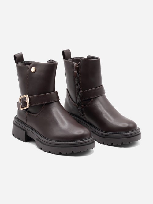 Bottines à zip - Kiabi